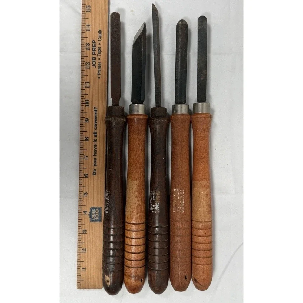 Craftsman Wood Lathe Chisel Set 5pc Professional USA